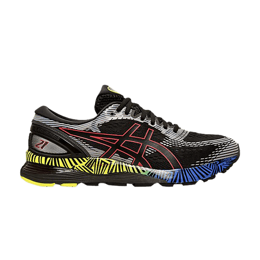 Фото № 1 с приближением к товару «‎Asics Gel Nimbus 21 Hyper Flash - Black»