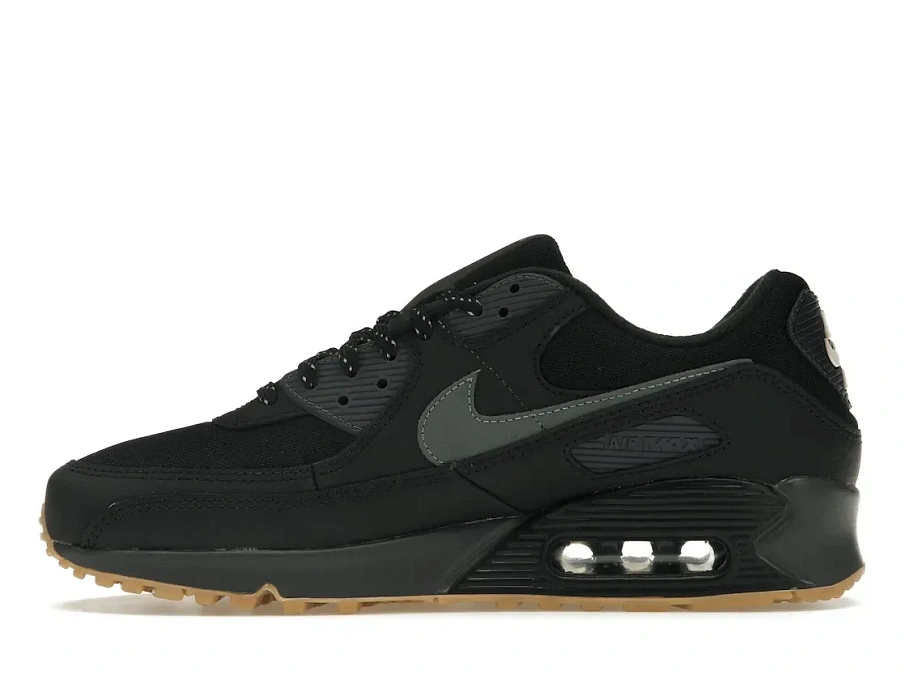 Фото № 3 с приближением к товару «‎Nike Air Max 90 Black Smoke Grey Gum Reflective»
