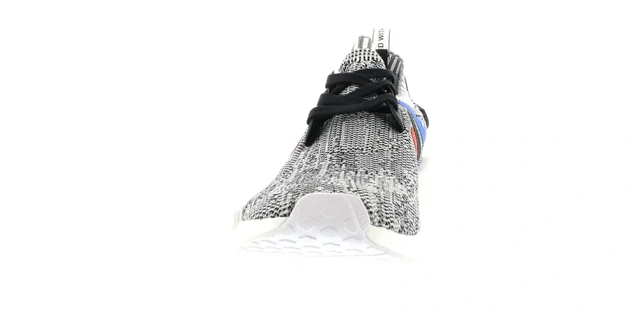 Фото № 4 с приближением к товару «‎adidas NMD R1 Tri Color Stripes White»
