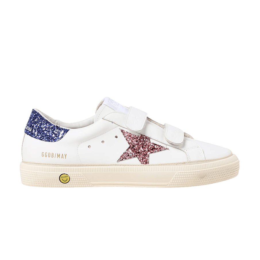 Фото № 1 с приближением к товару «‎Golden Goose May School Kids White Red Blue Glitter»
