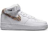 Фото № 1 с приближением к товару «‎Nike Air Force 1 '07 Mid White Snake Swoosh »