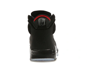 Jordan 6-17-23 Black White Red Contrast Stitching - 4