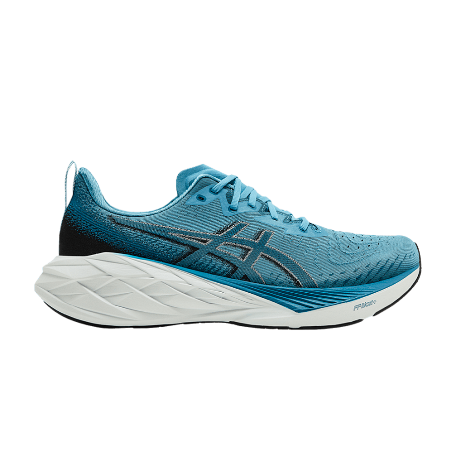 Фото № 1 с приближением к товару «‎ASICS Novablast 4 Blue Teal (1011B693-401)»
