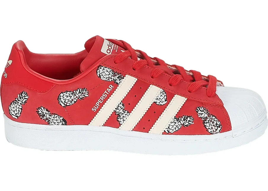 Фото № 1 с приближением к товару «‎adidas Superstar Scarlet Pinapples »