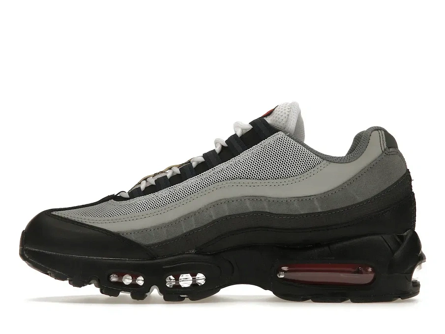 Фото № 3 с приближением к товару «‎Nike Air Max 95 Track Red Smoke Grey»