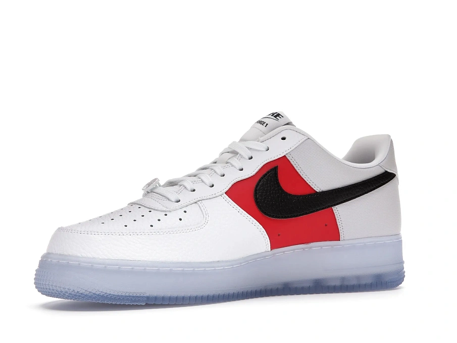 Фото № 4 с приближением к товару «‎Nike Air Force 1 Low White Red Black (Icy Soles)»