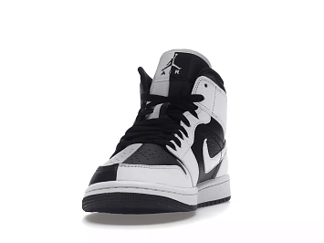 Jordan 1 Mid Split Black White  - 4