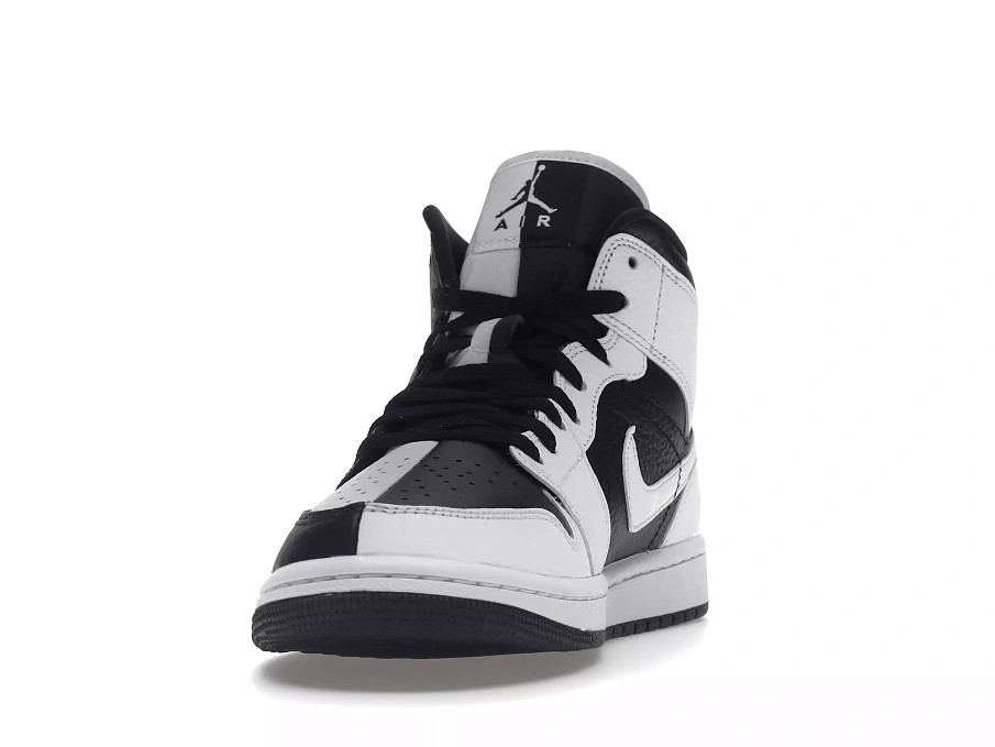 Фото № 4 с приближением к товару «‎Jordan 1 Mid Split Black White »