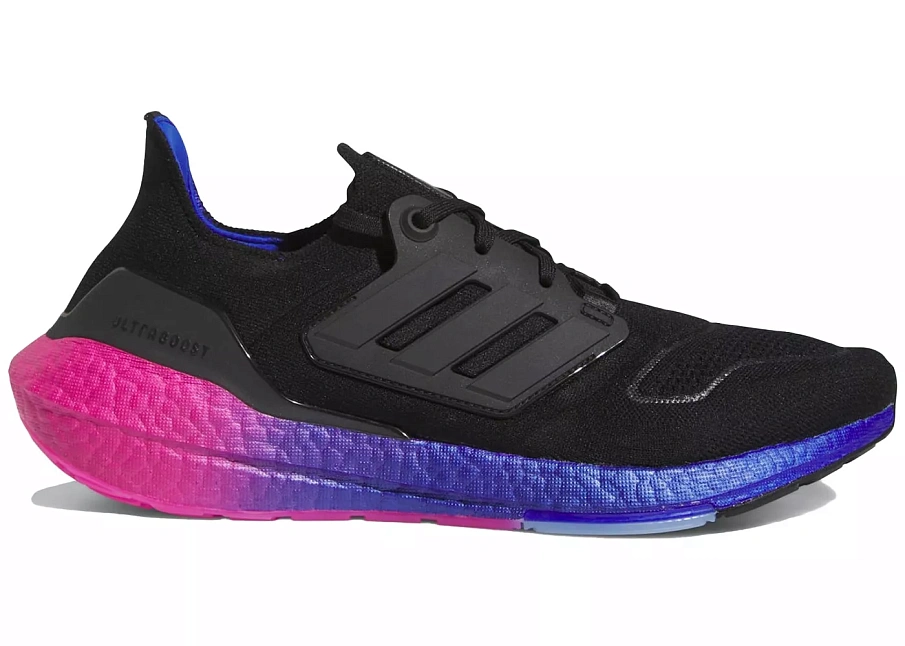 Фото № 1 с приближением к товару «‎adidas Ultra Boost 22 Black Lucid Blue Pink»