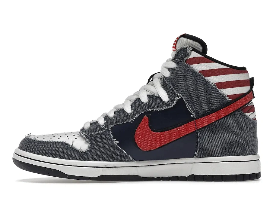 Фото № 3 с приближением к товару «‎Nike SB Dunk High Born in the USA»