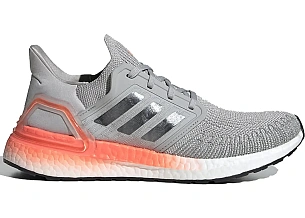 adidas Ultra Boost 20 Grey Two Signal Coral 
