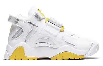Nike Air Barrage Mid White Chrome Yellow (W) - 2