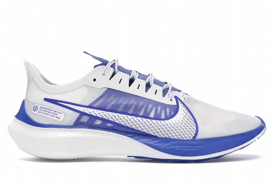 Фото № 1 с приближением к товару «‎Nike Zoom Gravity White Racer Blue»