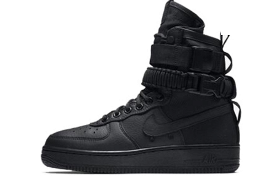 Фото № 1 с приближением к товару «‎Nike SF Air Force 1 High Triple Black (W)»