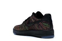 Фото № 6 с приближением к товару «‎Nike Air Force 1 Low Flyknit Black Multi-Color»