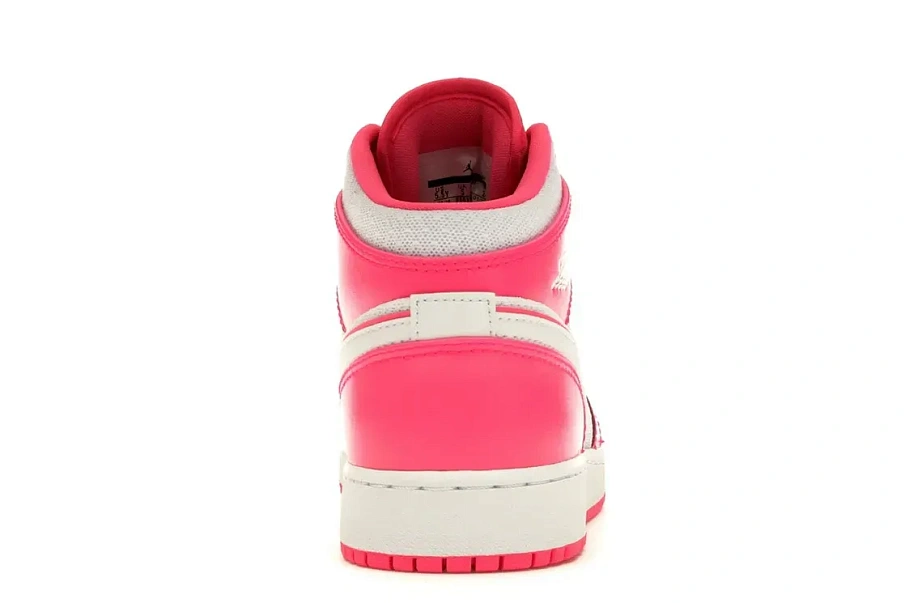 Фото № 4 с приближением к товару «‎Jordan 1 Mid Hyper Pink White »
