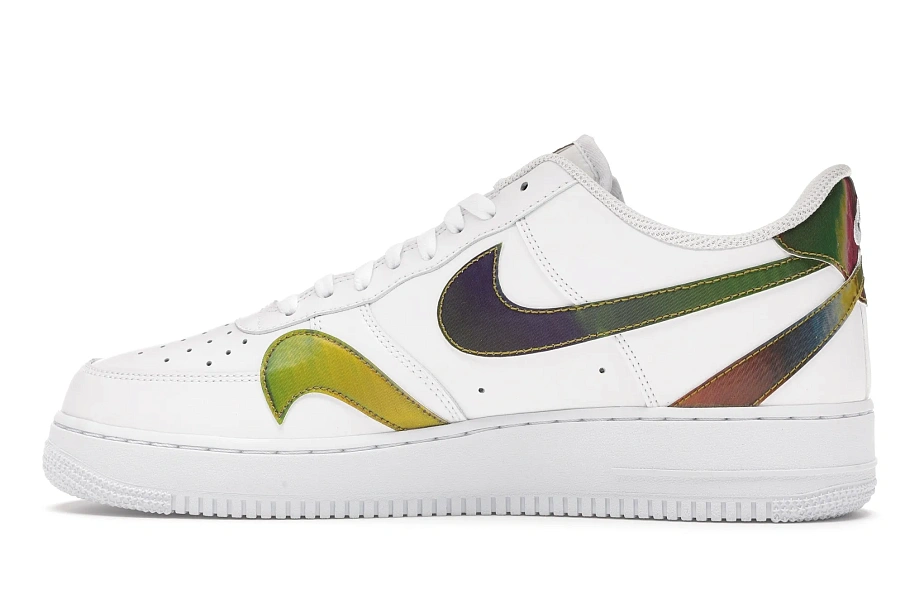 Фото № 5 с приближением к товару «‎Nike Air Force 1 Low Misplaced Swooshes White Multi»
