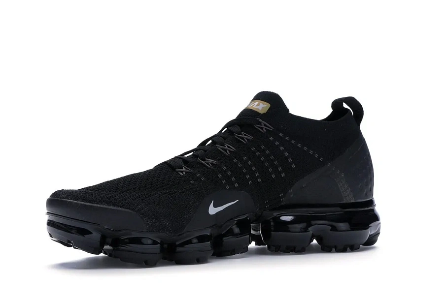 Фото № 4 с приближением к товару «‎Nike Air VaporMax 2 Black Metallic Gold »