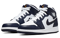 Фото № 2 с приближением к товару «‎Air Jordan 1 Mid GS 'Obsidian'»