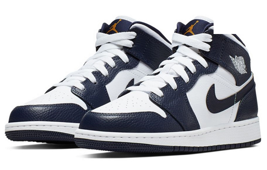 Фото № 2 с приближением к товару «‎Air Jordan 1 Mid GS 'Obsidian'»