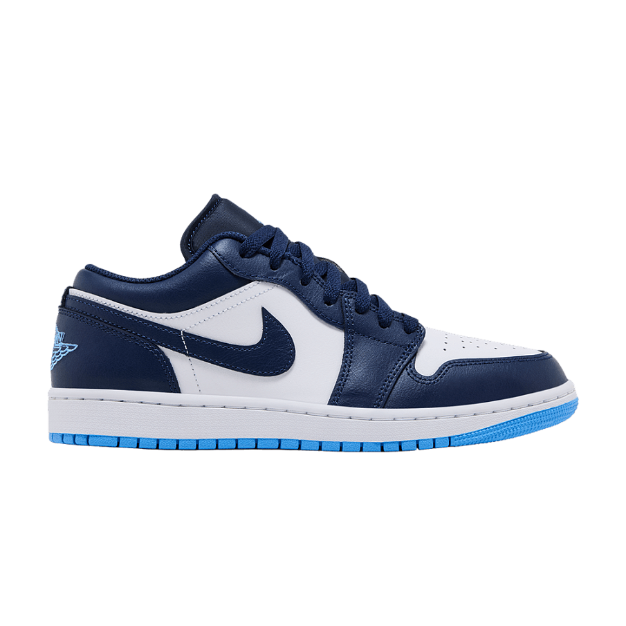 Фото № 1 с приближением к товару «‎Air Jordan 1 Low Midnight Navy University Blue»