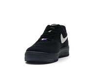 Фото № 4 с приближением к товару «‎Nike Air Force 1 Flyknit Low Black Metallic Silver»