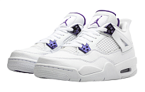 Фото № 2 с приближением к товару «‎Air Jordan 4 Retro GS 'Purple Metallic'»