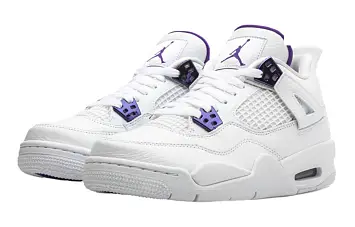Air Jordan 4 Retro GS 'Purple Metallic' - 2