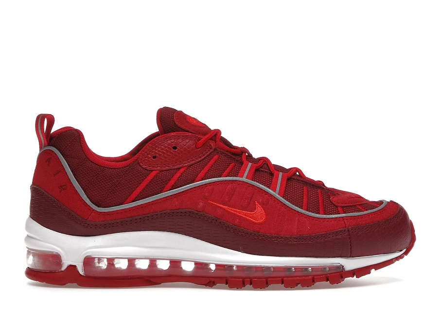 Фото № 1 с приближением к товару «‎Nike Air Max 98 Triple Red»