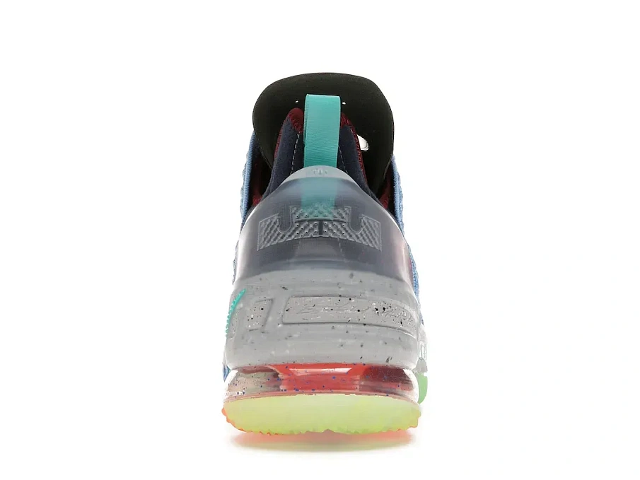 Фото № 4 с приближением к товару «‎Nike LeBron 18 Best of 1-9 Light Blue»