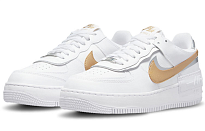 Фото № 3 с приближением к товару «‎Nike Air Force 1 Low Shadow Wmns WhiteGold»