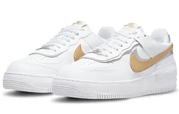 Nike Air Force 1 Low Shadow Wmns WhiteGold - 5