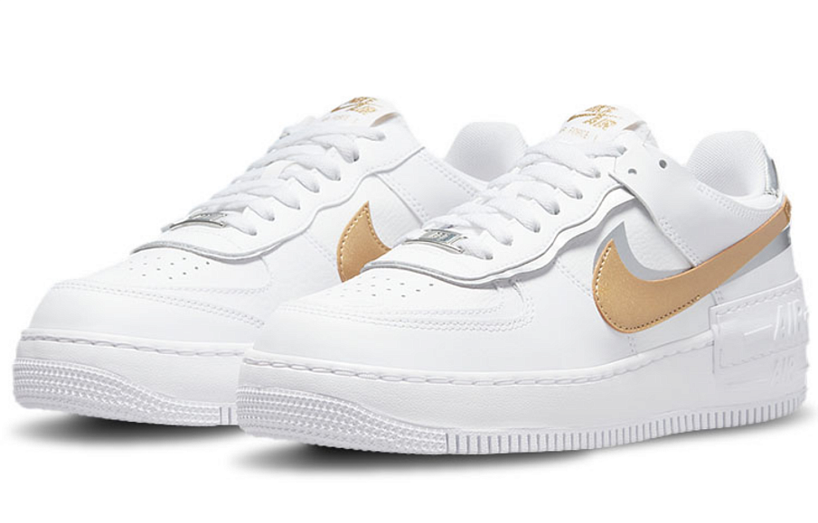 Фото № 3 с приближением к товару «‎Nike Air Force 1 Low Shadow Wmns WhiteGold»