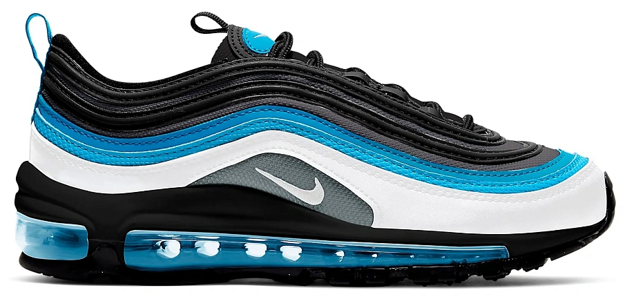 Фото № 1 с приближением к товару «‎Nike Air Max 97 White Black Aqua »