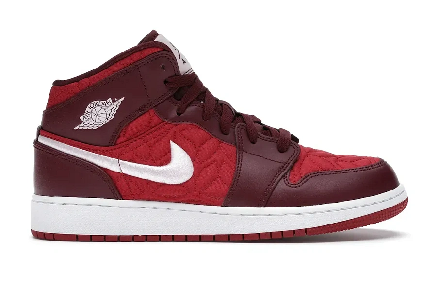 Фото № 1 с приближением к товару «‎Jordan 1 Mid SE Red Quilt »