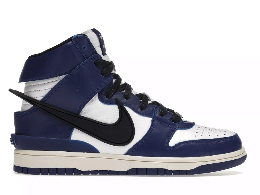 Фото № 1 с приближением к товару «‎Nike Dunk High AMBUSH Deep Royal»