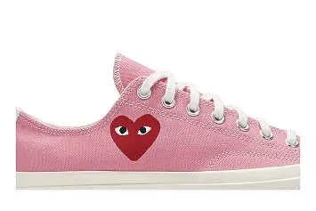 Comme des Garçons PLAY x Converse Chuck 70 Low Bright Pink - 3