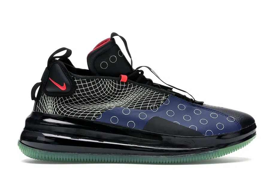 Фото № 1 с приближением к товару «‎Nike Air Max 720 Waves Blue Void Black»