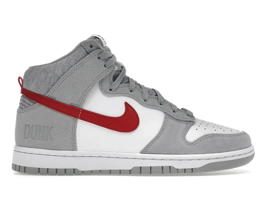 Фото № 1 с приближением к товару «‎Nike Dunk High Light Smoke Grey Gym Red»