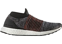 Фото № 1 с приближением к товару «‎adidas Ultra Boost Laceless Mid Black White Orange»