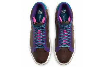 Nike SB Zoom Blazer Mid WhiteBrownBlue - 7