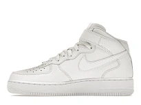 Фото № 3 с приближением к товару «‎Nike Air Force 1 Mid Triple White »