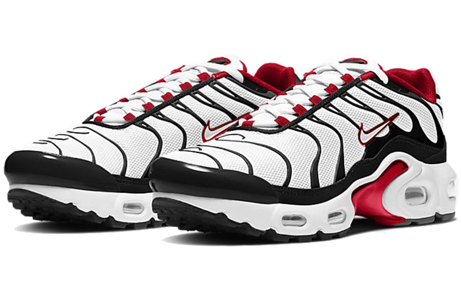 Фото № 3 с приближением к товару «‎Nike Air Max Plus (GS) BlackWhiteRed»