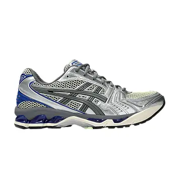 ASICS Gel Kayano 14 Soft Yellow Silver Blue - 1