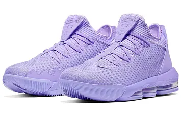 Nike Lebron 16 Basketball Shoes Purple - 5