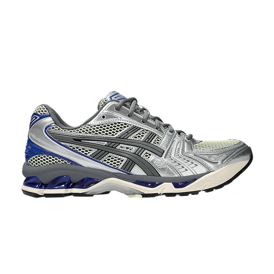 Фото № 1 с приближением к товару «‎ASICS Gel Kayano 14 Soft Yellow Silver Blue»
