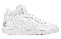 Фото № 2 с приближением к товару «‎Nike Court Borough Mid (GS) White»