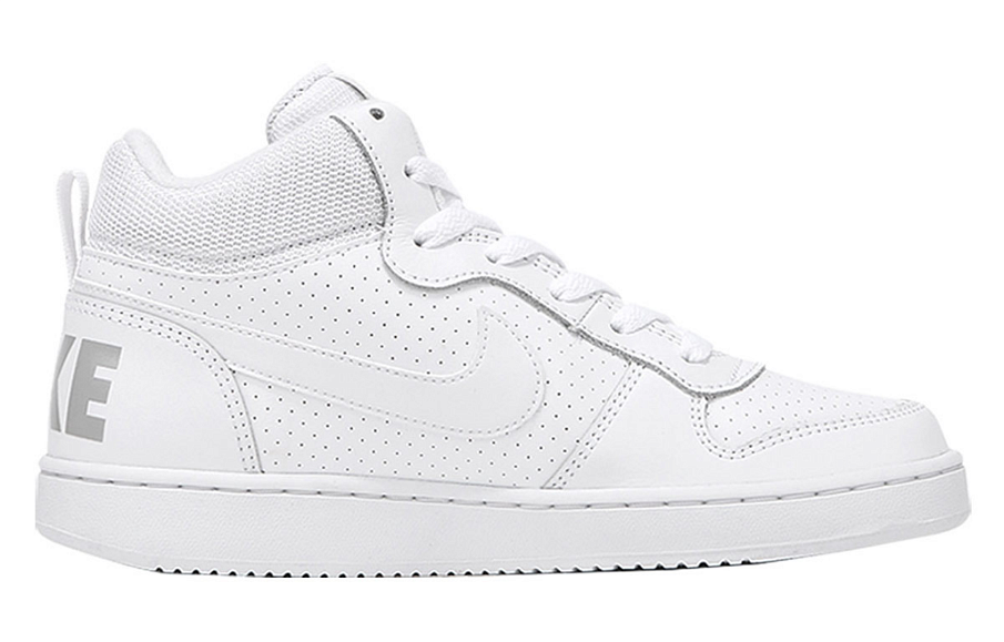 Фото № 2 с приближением к товару «‎Nike Court Borough Mid (GS) White»