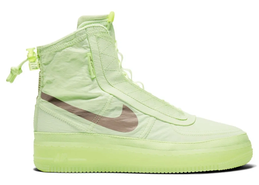 Фото № 1 с приближением к товару «‎Nike Air Force 1 High Shell Volt »