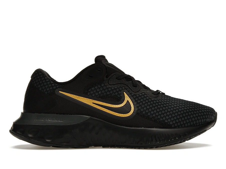 Фото № 1 с приближением к товару «‎Nike Renew Run 2 Black Metallic Gold»